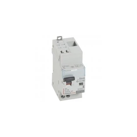 Legrand Disjoncteur Différentiel U+N 230V~ - 10A TypeF 30mA - 2 Modules - Auto/vis - DX³4500 1 Legrand Disjoncteur Différentiel U+N 230V~ - 10A TypeF 30mA - 2 Modules - Auto/vis - DX³4500