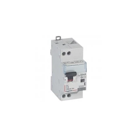Legrand Disjoncteur Différentiel U+N 230V~ - 2A TypeAC 30mA - Courbe C - 2 Modules - Vis/vis- DX³4500 1 Legrand Disjoncteur Différentiel U+N 230V~ - 2A TypeAC 30mA - Courbe C - 2 Modules - Vis/vis- DX³4500