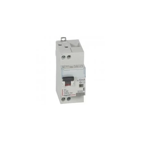 Legrand Disjoncteur Différentiel U+N 230V~ - 32A TypeAC 30mA - Courbe C - 2 Modules - Vis/vis - DX³4500 1 Legrand Disjoncteur Différentiel U+N 230V~ - 32A TypeAC 30mA - Courbe C - 2 Modules - Vis/vis - DX³4500