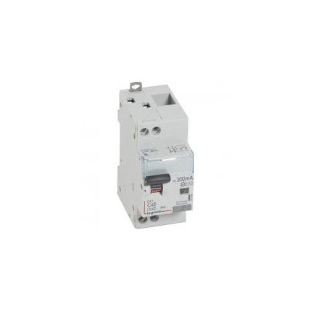 Legrand Disjoncteur Différentiel U+N 230V~ - 40A TypeAC 300mA - Courbe C - 2 Modules - DX³4500 1 Legrand Disjoncteur Différentiel U+N 230V~ - 40A TypeAC 300mA - Courbe C - 2 Modules - DX³4500