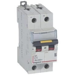 Legrand Disjoncteur DX³ 16kA Courant Continu 1A Courbe C - 2 Modules