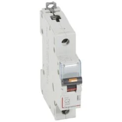 Legrand Disjoncteur DX³ 25kA - 1P 230V~ à 400V~ - 2A - Courbe C - 1 Module