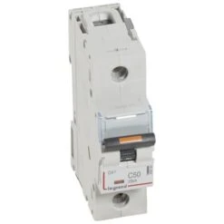 Legrand Disjoncteur DX³ 25kA - 1P 230V~ à 400V~ - 50A - Courbe C - 1,5 Module