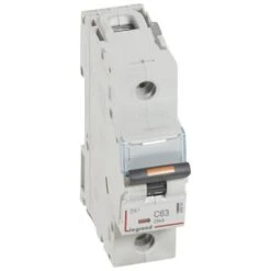 Legrand Disjoncteur DX³ 25kA - 1P 230V~ à 400V~ - 63A - Courbe C - 1,5 Module