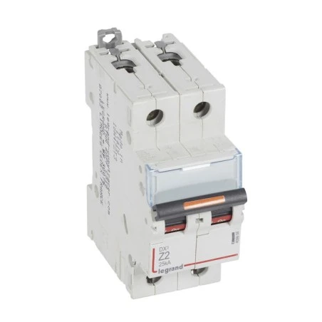 Legrand Disjoncteur DX³ 25kA - 2P 230V~ à 400V~ - 2A - Courbe Z - 2 Modules 1 Legrand Disjoncteur DX³ 25kA - 2P 230V~ à 400V~ - 2A - Courbe Z - 2 Modules