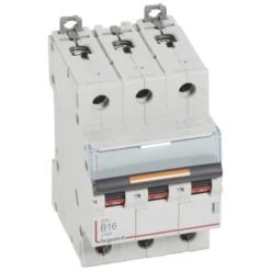 Legrand Disjoncteur DX³ 25kA - 3P 400V~ - 16A - Courbe B - 3 Modules