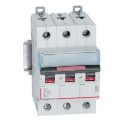 Legrand Disjoncteur DX³ 25kA - 3P 400V~ - 16A - Courbe Z - 3 Modules
