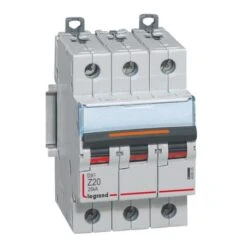Legrand Disjoncteur DX³ 25kA - 3P 400V~ - 20A - Courbe Z - 3 Modules