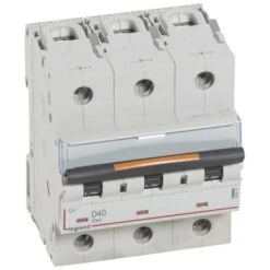 Legrand Disjoncteur DX³ - 25kA - 3P 400V~ - 40A - Courbe D - 4,5 Modules