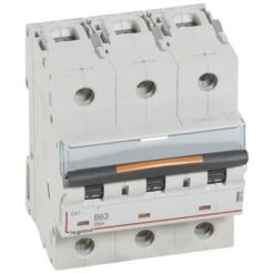 Legrand Disjoncteur DX³ 25kA - 3P 400V~ - 63A - Courbe B - 4,5 Modules