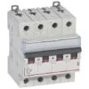 Legrand Disjoncteur DX³ - 25kA - 4P 400V~ - 10A - Courbe D - 4 Modules