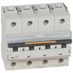 Legrand Disjoncteur DX³ 25kA - 4P 400V~ - 40A - Courbe C - 6 Modules