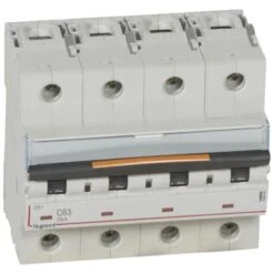 Legrand Disjoncteur DX³ 25kA - 4P 400V~ - 63A - Courbe C - 6 Modules