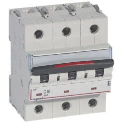 Legrand Disjoncteur DX³ 36kA - 3P 400V~ - 10A - Courbe C - 4,5 Modules