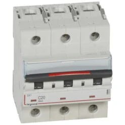 Legrand Disjoncteur DX³ 36kA - 3P 400V~ - 20A - Courbe C - 4,5 Modules
