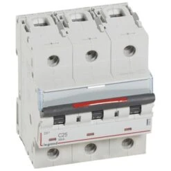 Legrand Disjoncteur DX³ 36kA - 3P 400V~ - 25A - Courbe C - 4,5 Modules