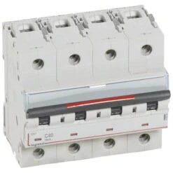 Legrand Disjoncteur DX³ 36kA - 4P 400V~ - 40A - Courbe C - 6 Modules