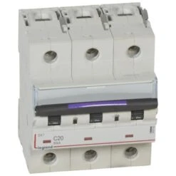 Legrand Disjoncteur DX³ 50kA - 3P 400V~ - 20A - Courbe C - 4,5 Modules