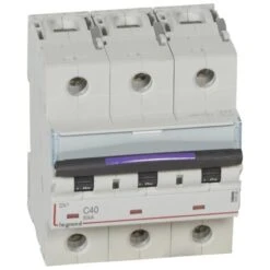 Legrand Disjoncteur DX³ 50kA - 3P 400V~ - 40A - Courbe C - 4,5 Modules