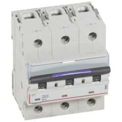 Legrand Disjoncteur DX³ 50kA - 3P 400V~ - 63A - Courbe D - 4,5 Modules