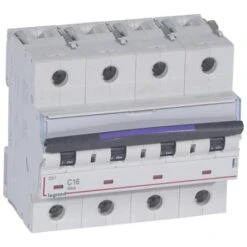 Legrand Disjoncteur DX³ 50kA - 4P 400V~ - 16A - Courbe C - 6 Modules
