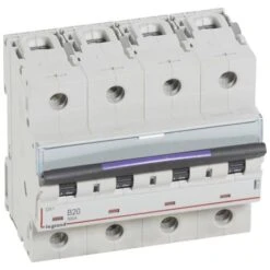 Legrand Disjoncteur DX³ 50kA - 4P 400V~ - 20A - Courbe B - 6 Modules