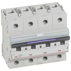 Legrand Disjoncteur DX³ 50kA - 4P 400V~ - 25A - Courbe C - 6 Modules