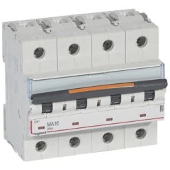 Legrand Disjoncteur DX³ MA 25kA - 4P 400V~ - 16A - 6 Modules