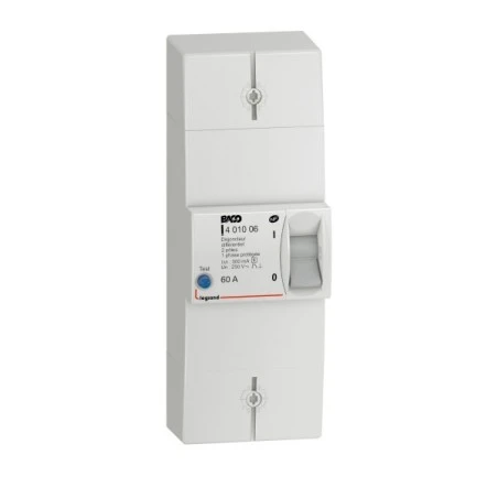 Legrand Disjoncteur Enedis - Différentiel 500 MA Sélectif - 2P - 60 A - Non Réglable 1 Legrand Disjoncteur Enedis - Différentiel 500 MA Sélectif - 2P - 60 A - Non Réglable