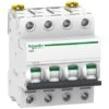 Schneider® Disjoncteur IC60N 4A 4 Pôles Courbe D - Acti9