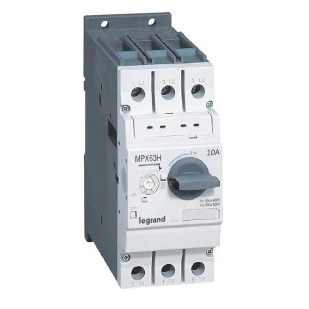 Legrand Disjoncteur Moteur MPX3 63H - Réglage Thermique 18A à 26A - Pouvoir De Coupure 50kA En 415V 1 Legrand Disjoncteur Moteur MPX3 63H - Réglage Thermique 18A à 26A - Pouvoir De Coupure 50kA En 415V