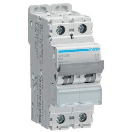 Disjoncteurs 2P 25KA C-6A 2M 1 Disjoncteurs 2P 25KA C-6A 2M