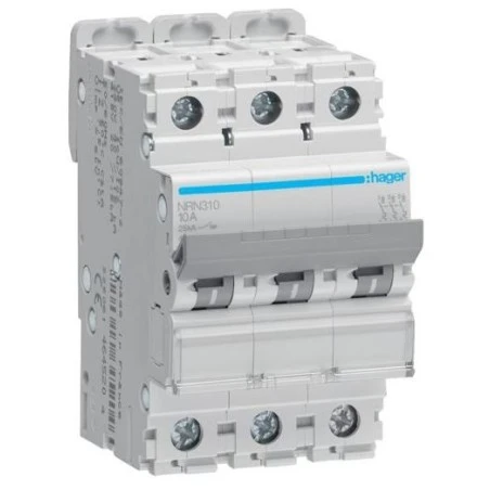 Disjoncteurs 3P 25KA C-10A 3M 1 Disjoncteurs 3P 25KA C-10A 3M