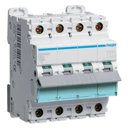 Disjoncteurs 4P 15KA D-63A 4M 1 Disjoncteurs 4P 15KA D-63A 4M