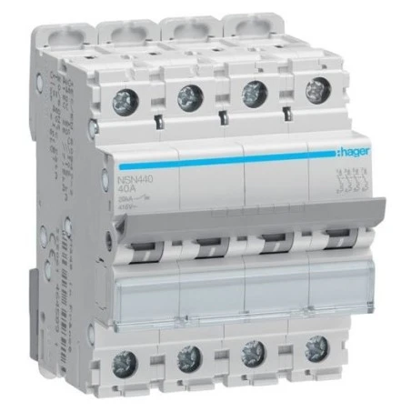 Disjoncteurs 4P 20KA D-40A 4M 1 Disjoncteurs 4P 20KA D-40A 4M