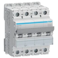 Disjoncteurs 4P 25KA C-6A 4M