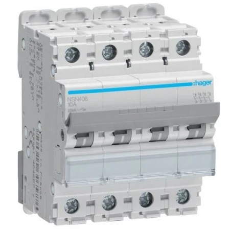 Disjoncteurs 4P 25kA D-6A 4m 1 Disjoncteurs 4P 25kA D-6A 4m