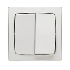 Legrand Double Poussoir 6A Appareillage Saillie Complet - Blanc