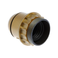 Douille E27 Or - Double Bague