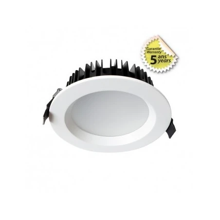 Downlight LED Blanc Rond Ø22cm 28W 4000°K 2 Downlight LED Blanc Rond Ø22cm 28W 4000°K – Image 2