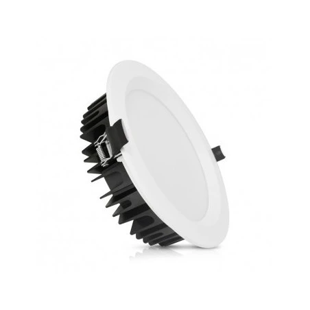 Downlight LED Blanc Rond Ø22cm 28W 4000°K 1 Downlight LED Blanc Rond Ø22cm 28W 4000°K