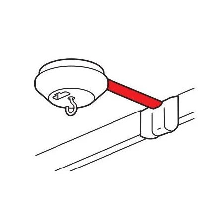 Legrand Élément De Liaison Pour Boîte De Point De Centre Et Profilé Longueur 3m - Blanc 2 Legrand Élément De Liaison Pour Boîte De Point De Centre Et Profilé Longueur 3m - Blanc – Image 2