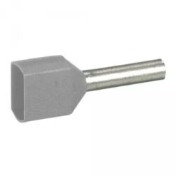 Legrand Embout De Câblage Starfix Double Unitaire Pour Conducteurs Section 2x2,5mm² - Gris - Emballage 500