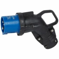 Legrand Fiche Mobile Coudée Hypra 16A - 2P+T - 200V~ à 250V~ - Caoutchouc - IP44