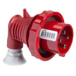 Schneider® Fiche Mobile Indus. Coudée 90° 32 A - 3P+N+T - 380-415 V CA - IP67 - PRATIKA