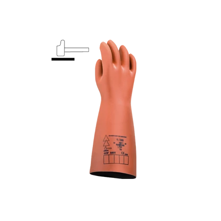 Gants Isolants Composite - Classe 2 - 17 000 V, Taille 9 - E-Robur 1 Gants Isolants Composite - Classe 2 - 17 000 V, Taille 9 - E-Robur