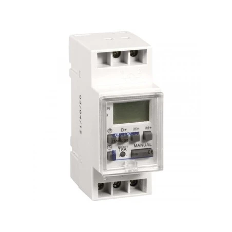 Horloge Digitale 16A 7j 50 Pas Avec Réserve De Marche - EUR'OHM 1 Horloge Digitale 16A 7j 50 Pas Avec Réserve De Marche - EUR'OHM