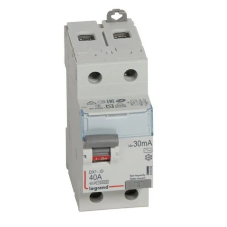 Legrand Interrupteur Différentiel 2P 230V~ 40A Type AC 30mA - 2 Modules 1 Legrand Interrupteur Différentiel 2P 230V~ 40A Type AC 30mA - 2 Modules