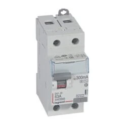 Legrand Interrupteur Différentiel 2P 230V~ 63A Type AC 300mA Sélectif 2 Modules