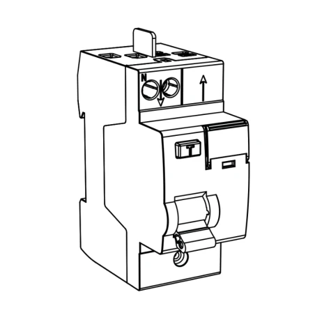 Interrupteur Différentiel 40A - 1P+N - 30mA - Type A - Connexion Haut/bas Vis - NF 1 Interrupteur Différentiel 40A - 1P+N - 30mA - Type A - Connexion Haut/bas Vis - NF